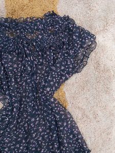 Chic Floral Smocked Top