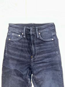 Dark Wash High-Waisted Skinny Jeans