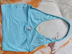 H&amp;M Halterneck V-Neck Top