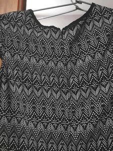 Black &amp; Grey Maxi Dress