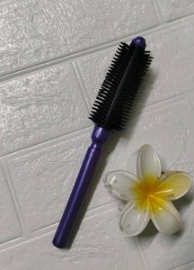 Purple Round Hair Brush