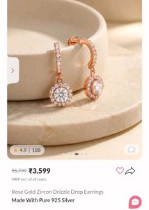 Sparkling Drop Earrings