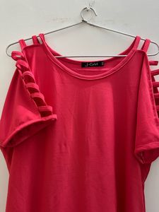Chic Cut-Out Sleeve Top
