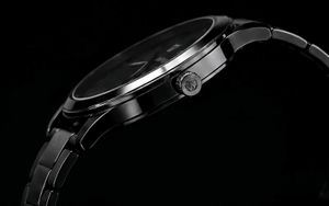 Titan Black Dial Men's Watch