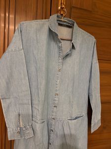 Denim oversized dress