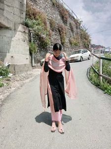 Stylish Black Kurta Set with Dupatta
