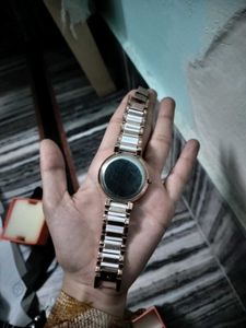 Elegant White &amp; Rose Gold Watch