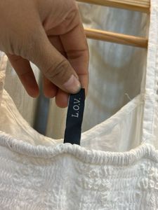 White Embroidered Sundress