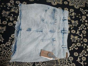 Vintage Mast &amp; Harbour Wash Denim Mini Skirt