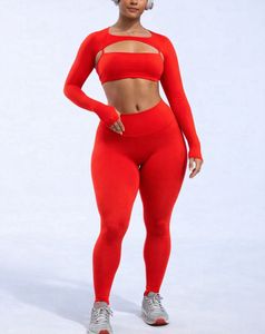 Red Athleisure Set 2 piece ( DFYNE)