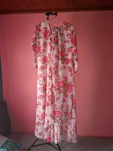 Beautiful Floral Print Gown