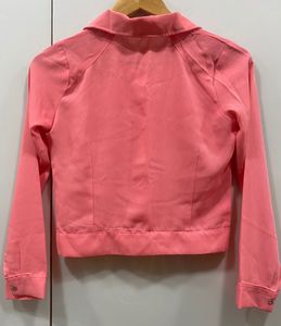 Women’s Crop Casual Peach Shirt
