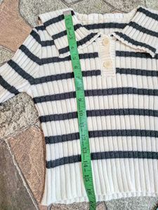 Girls striped pullover