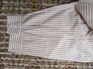 Striped Cropped Shirt Jacket