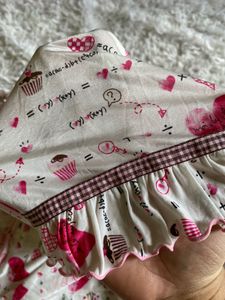 Heart &amp; Cupcake Print Nightgown