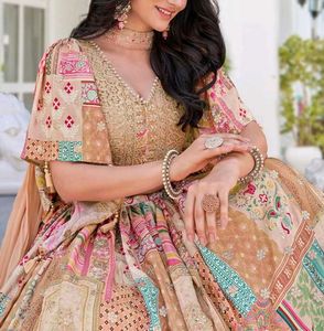 New Designer Patchwork Lehenga Choli Set
