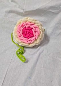 Crochet Rose Flower Bag