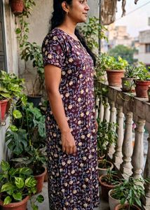 Comfortable Printed Nightgown