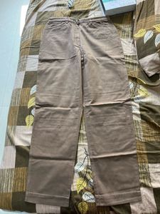 Brown Straight Leg Pants - Unused