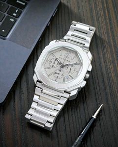 BVLGARI Octo Chronograph Watch Serpenti Tubogas 10