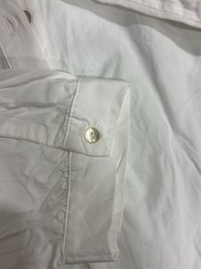 Zara White Pleated Tunic Dress