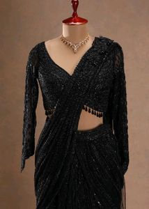 Black Stone Embroidered