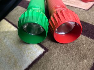 Vintage Eveready Durolite Torches (Set of 2)