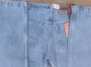 Blue Denim Jeans with Belt