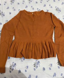Peplum Knit Top