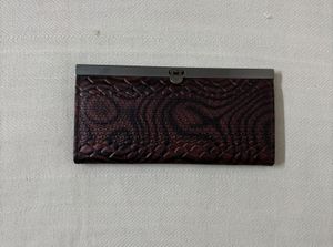 Crocodile Wristlet Wallet for Women