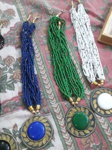 Beaded Necklaces with Statement Pendants