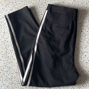 Stylish Black &amp; White Stripe Pants