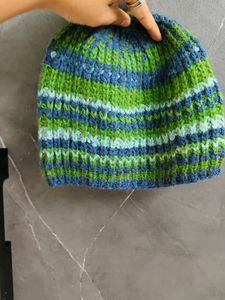 Handmade Knit Beanie Hat