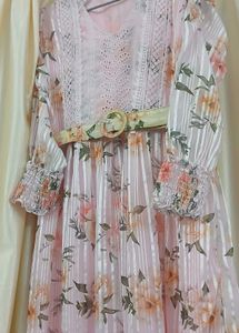 Elegant Floral Print Maxi Dress