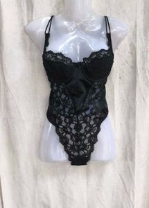 I. Black Lace Bodysuit