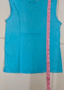 Blue Baniyan Vest