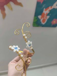 Floral fairy arm cuff