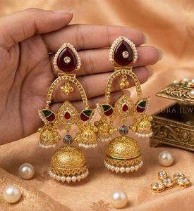 Rajwada Style Jhumkas