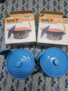 Soup bowl with Lid & Spoon