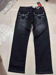 True Religion Men's Black Jeans 32-34 size