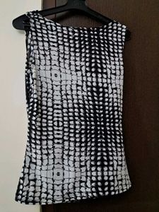 INC Printed Sleeveless Top