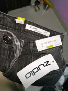 Zudio Black Wide Leg Jeans  sale 🎉🎉🥳