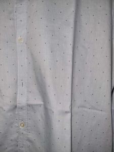 Men's Light Blue Printed Shirt