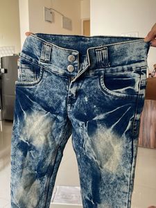Acid Wash Denim Jeans