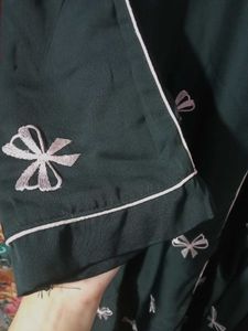 Abaya with Pink Bows