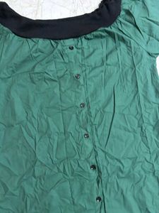 🎊Green Button-Up Dress....