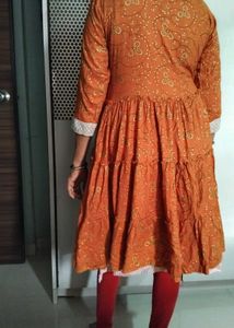 Tiered Printed Kurta