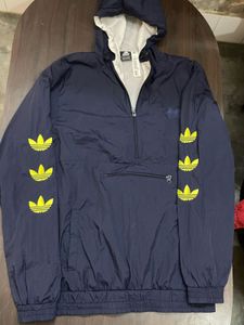 Adidas Navy Blue Windbreaker Jacket original