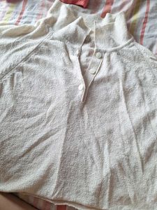 Cozy Cream Textured Top