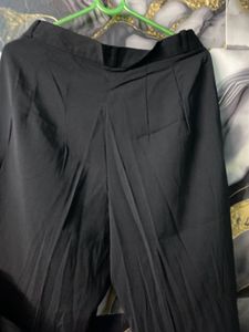 Black Wide Leg Trousers